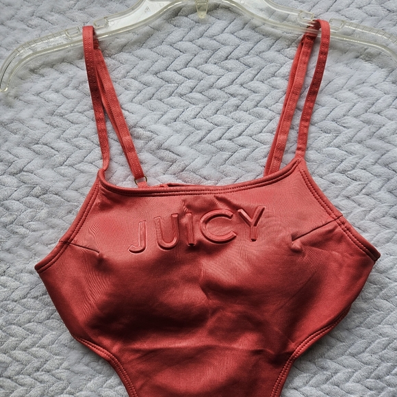 Juicy Couture One-Piece Cutout Bathing Suit Size Medium - Picture 3 of 14